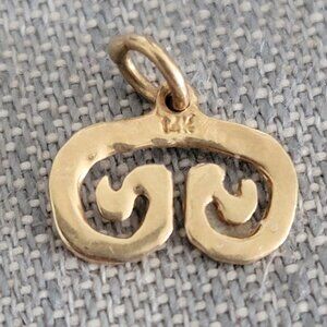 St. John 14k gold Petroglyph Pendant/charm